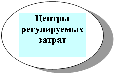 Овал: Центры регулируемых затрат