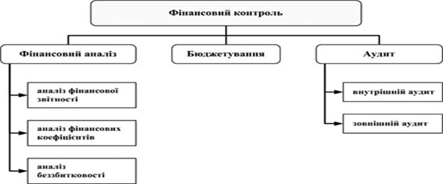 Основні складові системи фінансового контролю