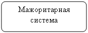 Блок-схема: альтернативный процесс: Мажоритарная система