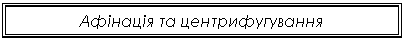 Подпись: Афінація та центрифугування 