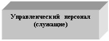 Подпись: Управленческий персонал (служащие)