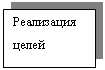 Подпись: Реализация целей организации