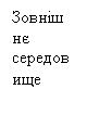 Подпись: Зовні-шнє се-редо-вище