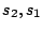 $s_{2},s_{1}$