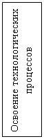 Подпись: Освоение технологических процессов