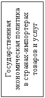 Подпись: Государственная экономическая политика            в странах-импортерах  товаров и услуг