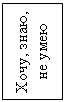 Подпись: Хочу, знаю, не умею