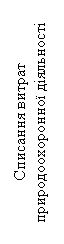 Подпись: Списання витрат природоохоронної діяльності