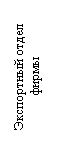 Подпись: Экспортный отдел фирмы