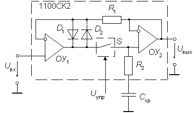 Функциональная схема УВХ 1100СК2