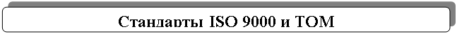 Скругленный прямоугольник: Стандарты ISO 9000 и TQM