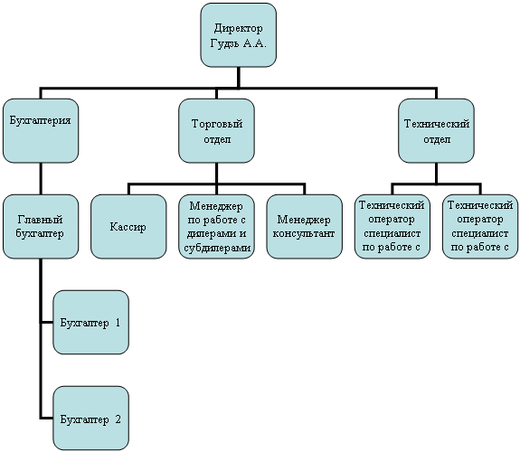 Организационная диаграмма