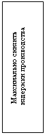 Подпись: Максимально снизить
 издержки производства
