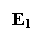 Подпись: E1