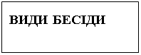 Подпись: ВИДИ БЕСІДИ