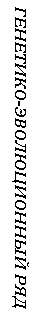 Подпись: ГЕНЕТИКО-ЭВОЛЮЦИОННЫЙ РЯД