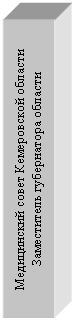 Подпись: Медицинский совет Кемеровской области
Заместитель губернатора области

