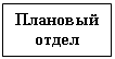 Подпись: Плановый отдел