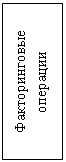Подпись: Факторинговые операции