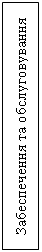 Подпись: Забеспечення та обслуговування