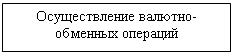 Подпись: Осуществление валютно-обменных операций