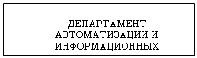 Подпись: ДЕПАРТАМЕНТ АВТОМАТИЗАЦИИ И ИНФОРМАЦИОННЫХ ТЕХНОЛОГИЙ
