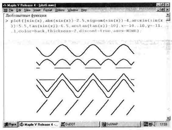 Графика в системе Maple V