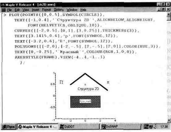 Графика в системе Maple V
