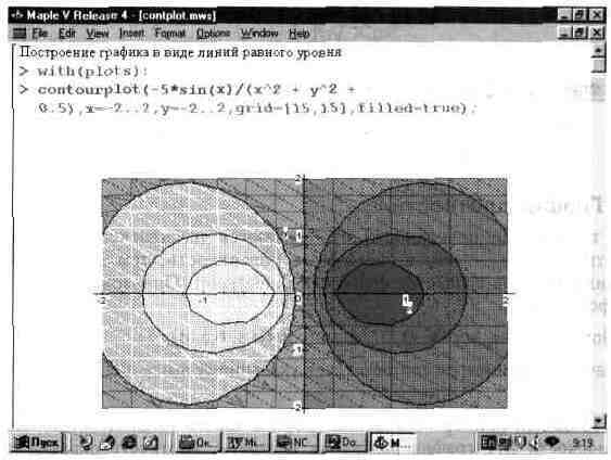 Графика в системе Maple V