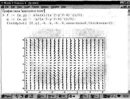 Графика в системе Maple V
