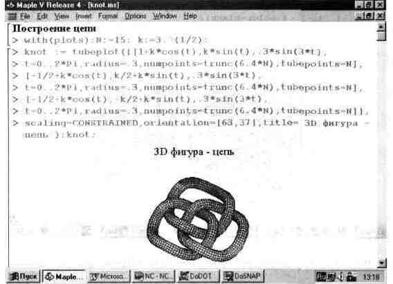 Графика в системе Maple V