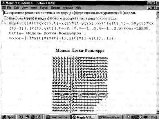 Графика в системе Maple V
