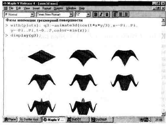 Графика в системе Maple V