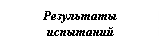 Скругленный прямоугольник: Результаты испытаний