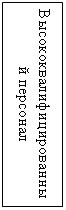 Подпись: Высококвалифицированный персонал