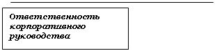 Выноска 1 (граница и черта): Ответственность корпоративного руководства