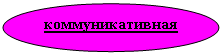 Овал: коммуникативная