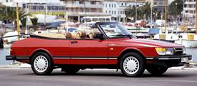 Элегантный Saab 900 Convertible имел большой успех на рынке кабриолетов.