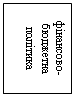 Подпись: фінансово-бюджетна політика